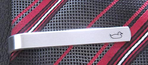 Duck Tie Clip, Duck Tie Bar, Personalized Gifts, Multiple Metal Choices, Tie Clips for Men, Gifts for Boyfriend, Wedding Tie Clip