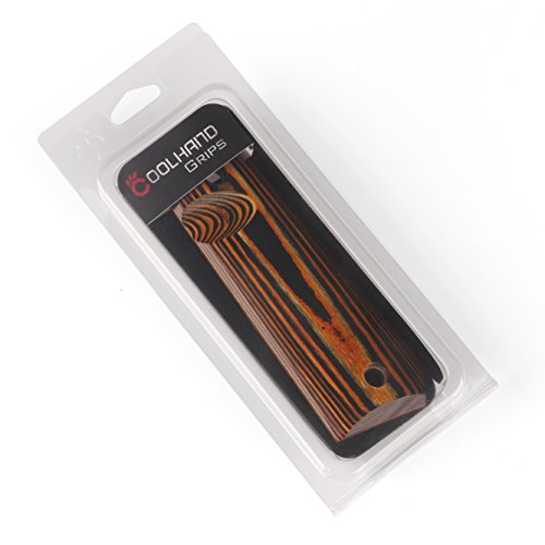 1911 Full Size High Polished Dymond Wood Grips, Free Screws Included, Mag Release, Ambi Safety Cut, Cool Hand Brand, Lynx, H1-S-L #TOP7