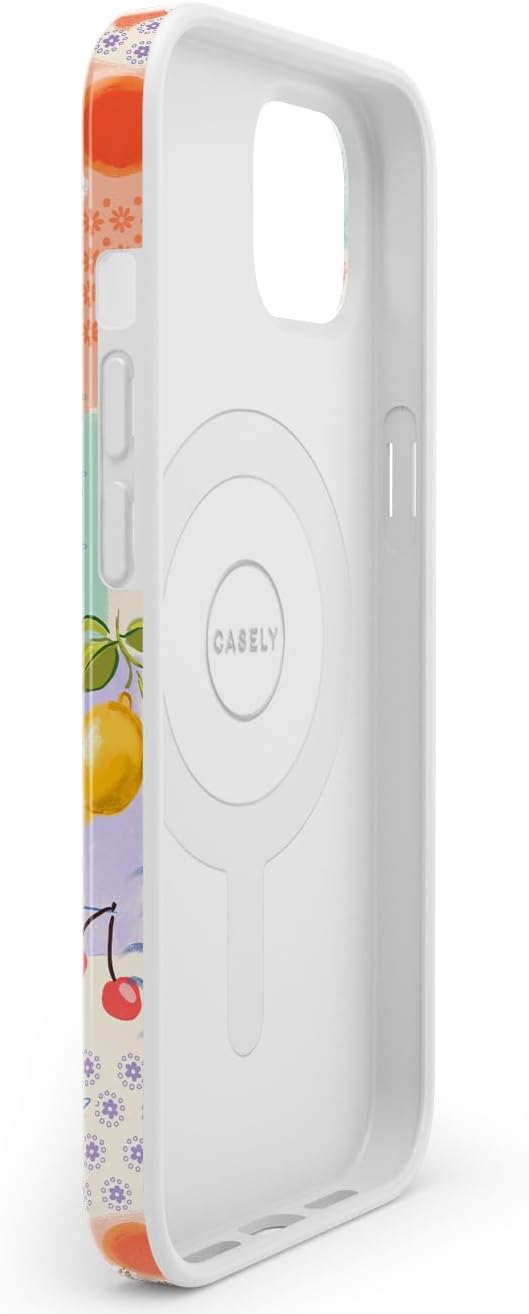 Casely iPhone 14 Plus Case | Tropical Heat | Beachy Collage | Compatible with MagSafe | Classic Ultra Slim Design