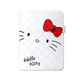 Sanrio Hello Kitty Sweet Kitty Face Cut Diary Scheduler Planner with Ribbon (White)