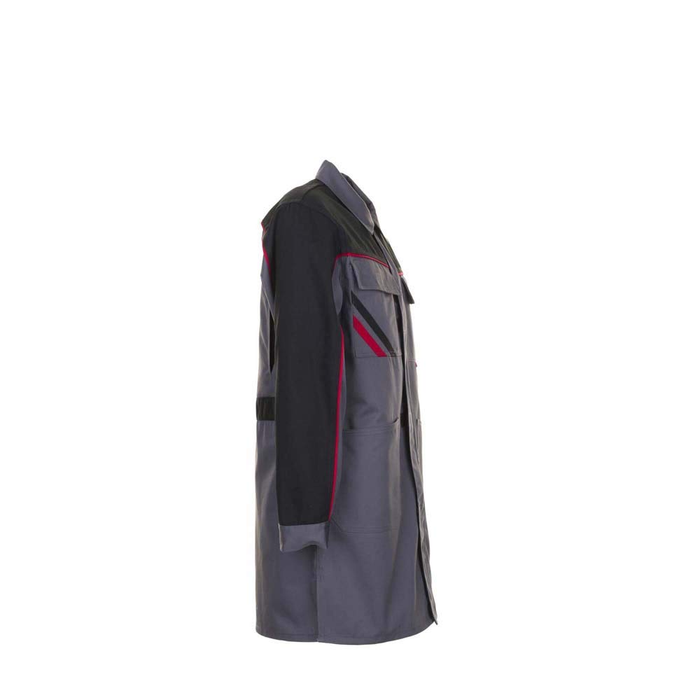 Planam 2352102 Highline Blouse professionnelle Taille 102 Ardoise/Noir/Rouge