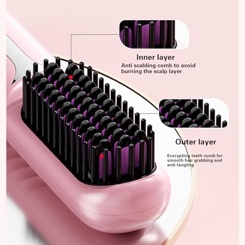 Plancha de Pelo Compacta Portátil con Temperatura Ajustable miniatura 4