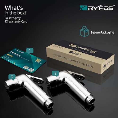 Image of India's 1st Lifetime Support Brand, R1015HF, ABS, Health Faucet