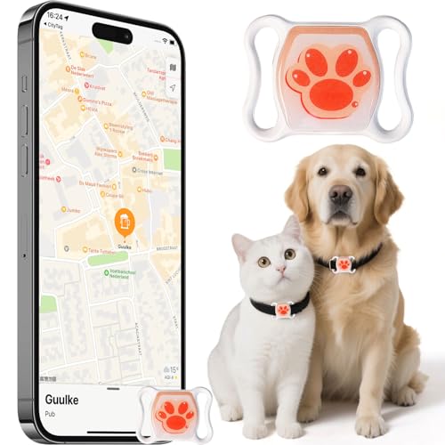 Cat Tracker for Indoor & Outdoor Cats – Lightweight Pet Locator T...