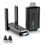 Wireless HDMI Transmitter and Receiver 500FT/150M, 4K Decode 1080P@60Hz Ultra HD Video Output, Plug&Play 5G+2.4G for Video and Audio to Monitor from PC/Projector/TV Box (W3101)