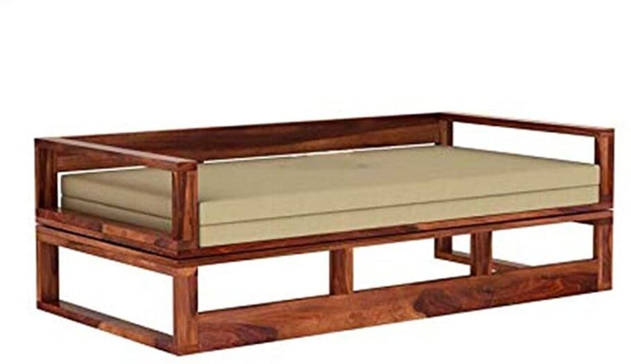 Image of Bed Solid Sheesham Wood for Your Bedroom Delivery Condition-DIY(Do-It-Yourself) Solid Wood King Bed (Finish Color - Honey Finish, Delivery Condition - DIY(Do-It-Yourself))