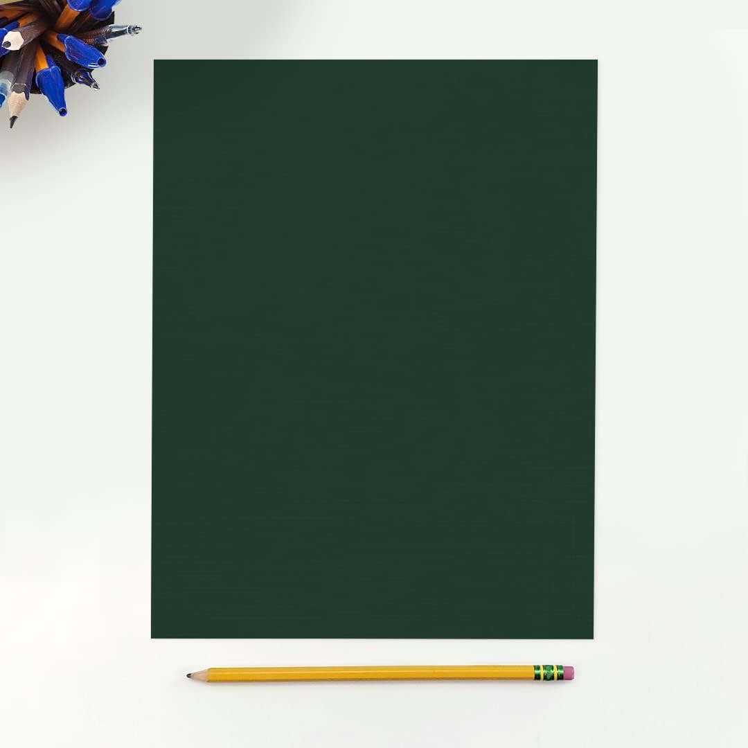 LUXPaper 8.5" x 11" Cardstock | Letter Size | Green Linen | 100lb. Cover (183lb. Text) | 500 Qty