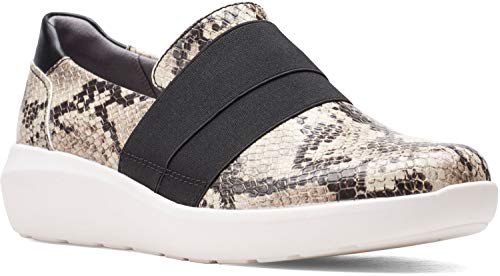 Clarks Clarks Women's Kayleigh River - Taupe Synthetic Snake - 7M