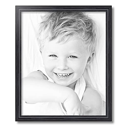 Arttoframes 18X22 Inch Black Picture Frame, This 1.25" Custom Wood Poster Frame Is Black Stain On Solid Red Oak, For Your Art Or Photos, Wom0066-59504-Yblk-18X22 #TOP2