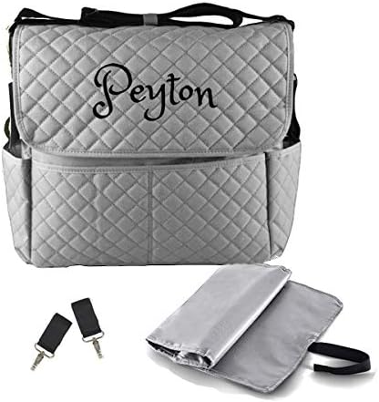 PERSONALIZED Large Diaper Bag Messenger Bag Baby Shoulder Bag Monogram Custom Diaper bag