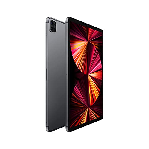 Image of Apple iPad Pro (3rd Generation, 11-inch, 2021), 128GB, Wi-Fi + Cellular, Space Gray (Renewed Premium)