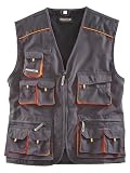 Terratrend job 3312 – 48 – 6310 taglia 48 – Gilet da uomo grigio scuro/nero – P, multicolore, 3312-58-6310