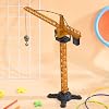 ARTIBETTER Scale Miniature Vehicle for Realistic Crane Operation for Imaginative Play Engaging Construction Site Experience