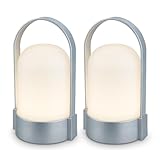 Utilisation intérieure et extérieure : Leur conception résistante aux éclaboussures rend ces lampes idéales comme veilleuse décorative, éclairage d’ambiance pour balcon ou lampe portable pour les soirées au jardin