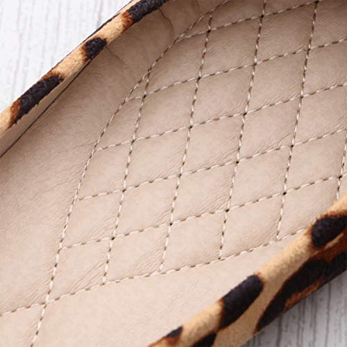 Leopard Print Ballet Flat Shoes Women Classic Pointed Low Heel Mules Comfortable Wedding Party Shoes2