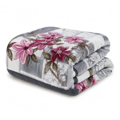 Image of Signature Special Limited Edition Super Soft Double Layered Blanket - 1100 GSM Winter Luxury - Reversible, Ultra Warm & Plush - King & Single Bed (Slate Grey, Double)