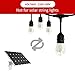 Visther 30-Pack LED Outdoor String Light Bulbs, Waterproof S14 Replacement Bulb, E26 Base, 1W 120V, 2700K Warm White