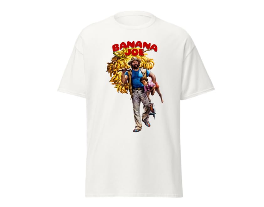 Maglietta Banana Joe Stile Retro – Design Cinema Classico Anni 80 – Regalo per Fan di Avventure Tropicali e Umorismo – Moda Vintage