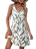 OFEEFAN Spring Dresses for Women Summer 2025 Resort Wear Cruise Outfits Sundresses Beach Vacation Floral 03 L
