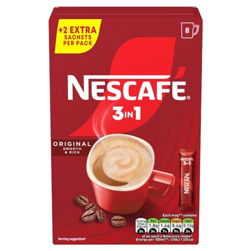 Nescafe Original 3 In 1, 8 x 16g