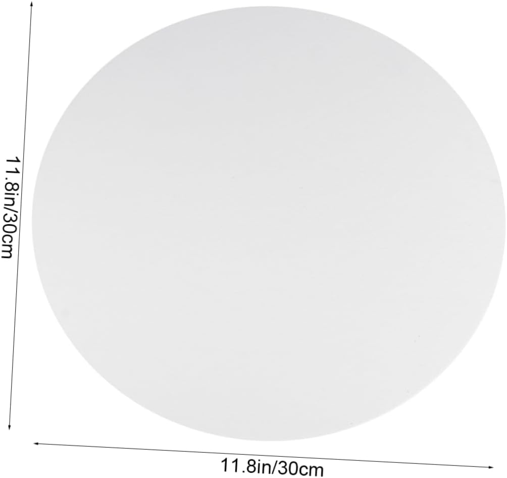 6pcs Artist Round Shape Canvas Boards Oil Painting Canvas Round Canvases for Painting Art Panels