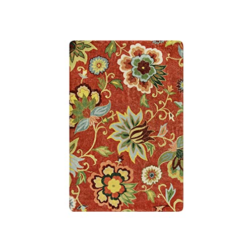 Lahome Red Kitchen Rugs - 2'X3' Small Entryway Rug Washable Kitchen Mat thumb #7