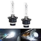  OPPULITE D4S Xenon Brenner Birne 35W 6000K HID Scheinwerferlampe Kit 12V Autolight Entladungslampe (2 Lampen)