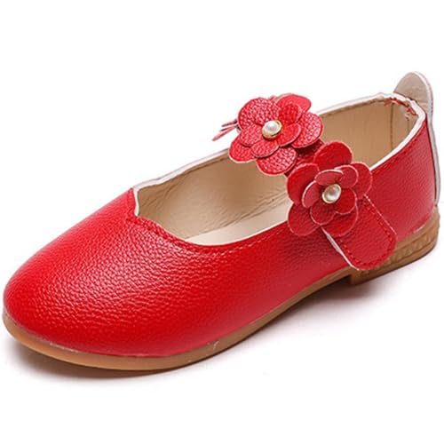 Toddler Little Girls Flat Oxfords Shoes Flower Girls Performance Shoes Princess Soft Sole Mary Jane