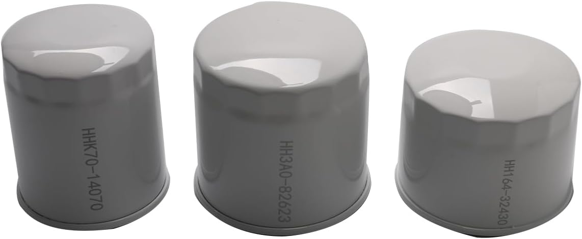 HH164-32430 6A320-59930 TA040-93230 6PCS Filter Kit, Oil Filter/Fuel Filter/Air Filter/Hydraulic Oil Filter/Hydrostatic Filter, Compatible with Kubota L2501 L2800 L3200