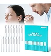 Earwax Removal Adhesive Swabs, 2025 New Reusable Earwax Removal Adhesive Swabs, Adult Spiral Ear ...