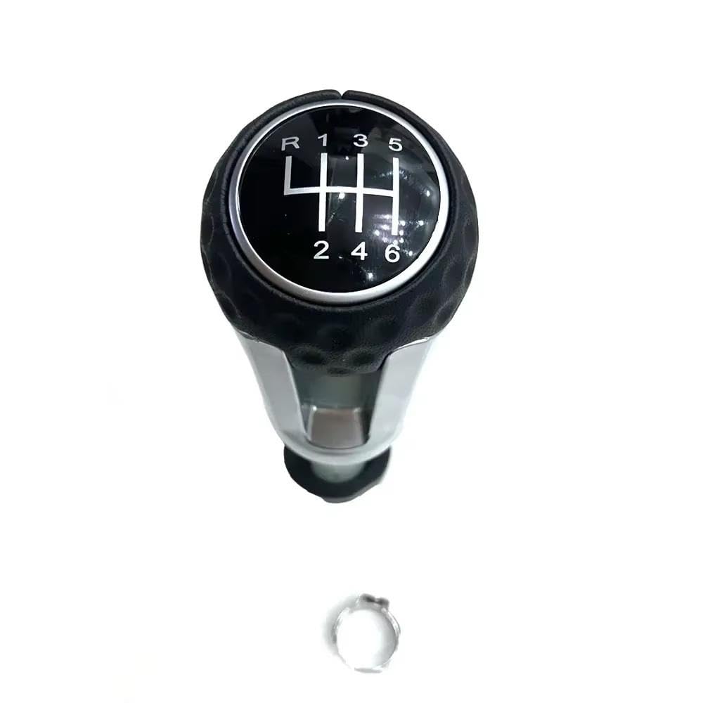 YDXHERTA Auto Accessory 5/6 Speed Car Leather Gear Shift Knob for Golf 7 MK7 GTI GTD 5G1 711 113 D 2013-2018(6 Speed)