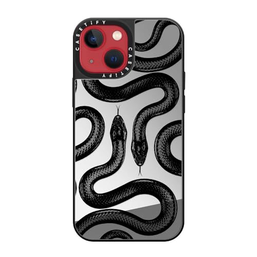 Coque miroir iPhone 13 Mini CASETiFY Serpent Royale fini les rayures - 6
