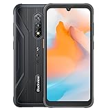 blackview rugged smartphone bv5200, arcsoft® 13mp+5mp, 4gb+32gb (estensione 1tb), ip68 mil-std-810h cellulare impermeabile antiurto android 12 dual sim, 6.1'' hd+, batteria 5180mah, nfc gps nero