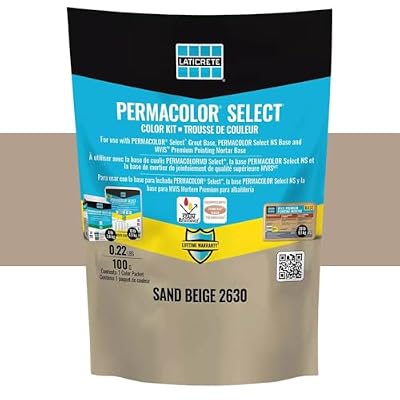 Permacolor SELECT Grout Color Kit (40+ Colors Available) (Sand Beige)