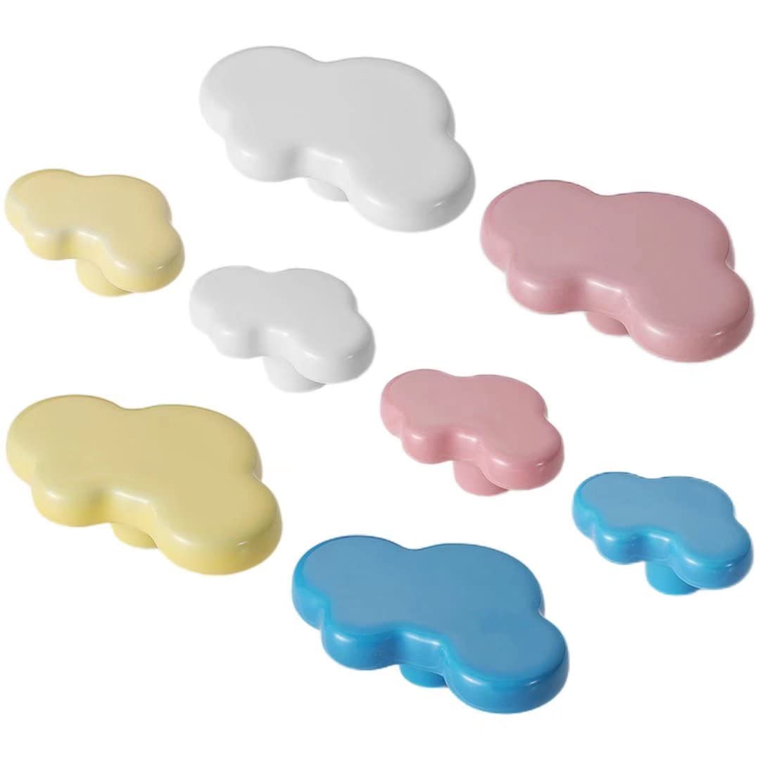 10 maniglie per cassetti e cassetti, in ceramica, per armadi, porte, mobili e accessori per la decorazione della stanza dei bambini, 10 pezzi