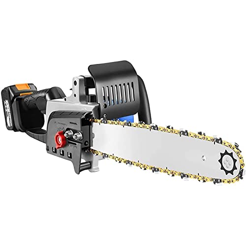 WBDZ Kettensäge, wiederaufladbare Kettensäge, kabellose Hochleistungs-Kettensäge, Lithiumbatterie, Haushaltssäge…