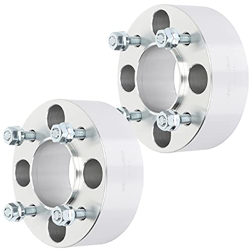 Ocpty 4X110 Wheel Spacers 2 Inch Bore 74.1Mm With 10X1.25 Studs Wheel Spacers Adapters Fit 2006-2014 For Rincon 680 2000-2012 For Big Bear 400 2Pcs #TOP23