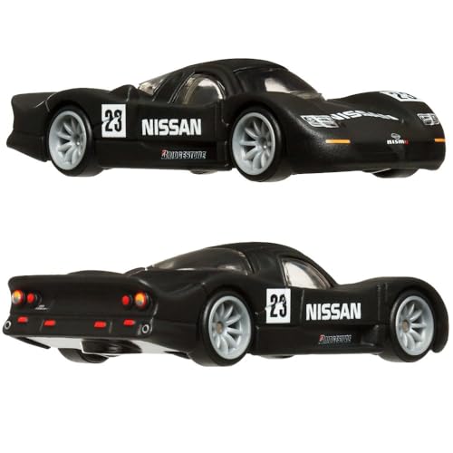 Pack 2 Vehículos Hot Wheels Nissan R390 GT1 y Nissan Primera miniatura 5