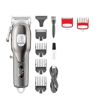 DAXXIN Hair Cutting Tool, Professional Hair Trimmer Cordless Hair Cutting Machine Adjustable Haircut Machine Metal Clippers for Men