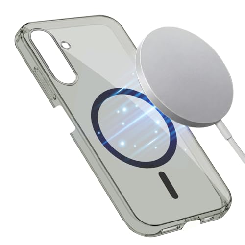 Image of Jkobi Lifetime Anti-Yellow MagSafe Compatible Clear Back Cover Case for Samsung Galaxy M36 | Samsung Galaxy F36 (Sleek Hard Crystal | Shockproof and Camera Protection)