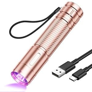Gearlite G800 UV Taschenlampe Roségold