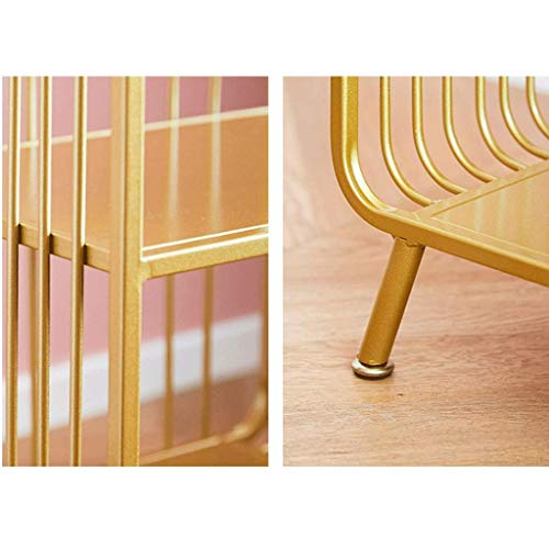 COLiJOL Boekenrek IJzeren Boekenplank Nachtkastje Vloerboek Stands Metalen Frame Grote Capaciteit Display Opbergplank… - Image 6