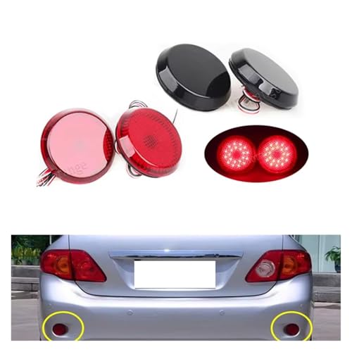 Réflecteur de pare-chocs arrière rouge pour Toyota Corolla 2009-2010 - 4