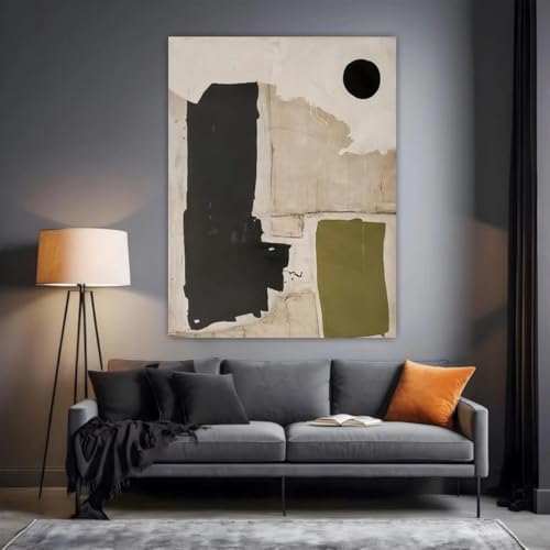 Tableaux abstraits pour habiller un mur vide avec style AEFOUU