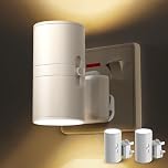 LOHAS-LED Night Light Plug in Wall, Plug in Night Light for Hallway, LED Nightlight with Dusk to Dawn Sensor, 0-100LM, 3000K Warm White, Dimmable Nightlight for Bathroom Bedroom Toddler, 2 Pack