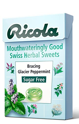 Image of Ricola Bracing Glacier Peppermint Pack of 2 Pouch, 2 X 45 G, 90 Gm