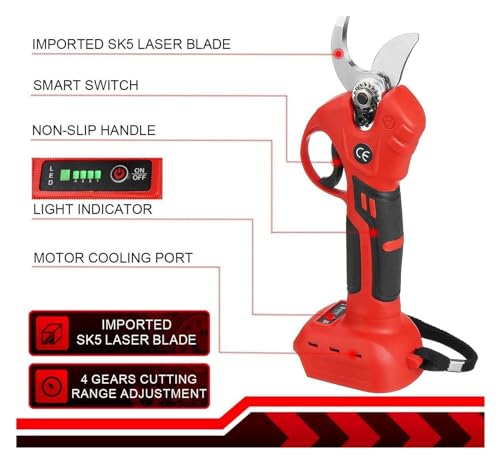 Cisaille efficace for l'élagage avec variateur 4 vitesses automatique - 4