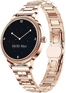 Ladies Smart Watch for Women Full Touchscreen Smartwatch IP68 Waterproof Ladies Activity Tracker Fitness Watch with Female Health,Heart Rate,Sleep,Step Counter,Blood Pressure Monitor for Android iOS
