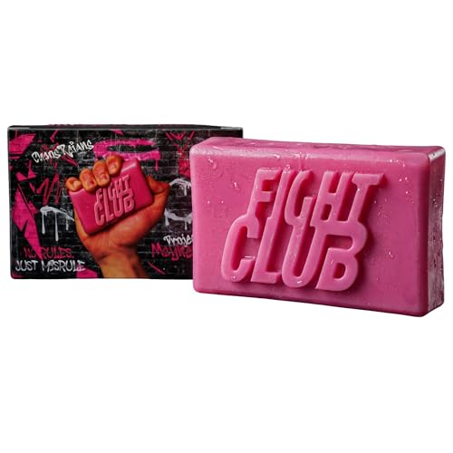 ASVP Shop Underground Fight Soap Bar - Tyler Durden Club Movie – Pink Pine Tar Bath Soap with Box