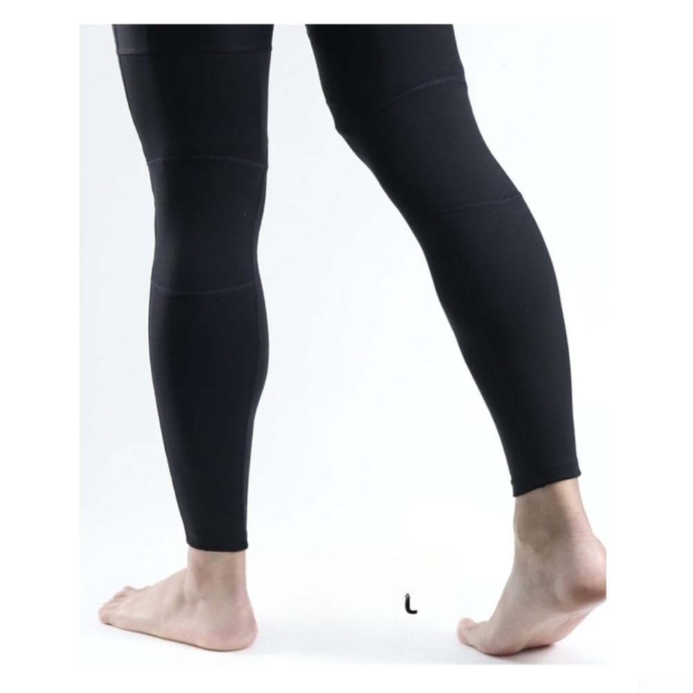 Jambières de cyclisme, manches thermiques antidérapantes pour homme de 50 à 95 kg, doublées de polaire, chaudes, à séchage rapide, pour l'automne et l'hiver